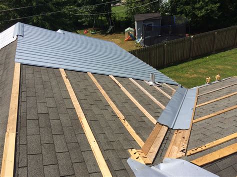 install metal roof on flat roof